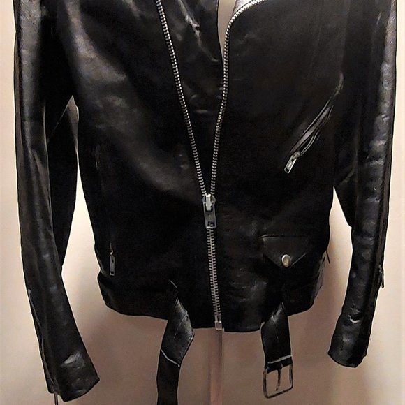 Vintage Men's Biker Jacket. Size 44cm / XL - Picture 7 of 13